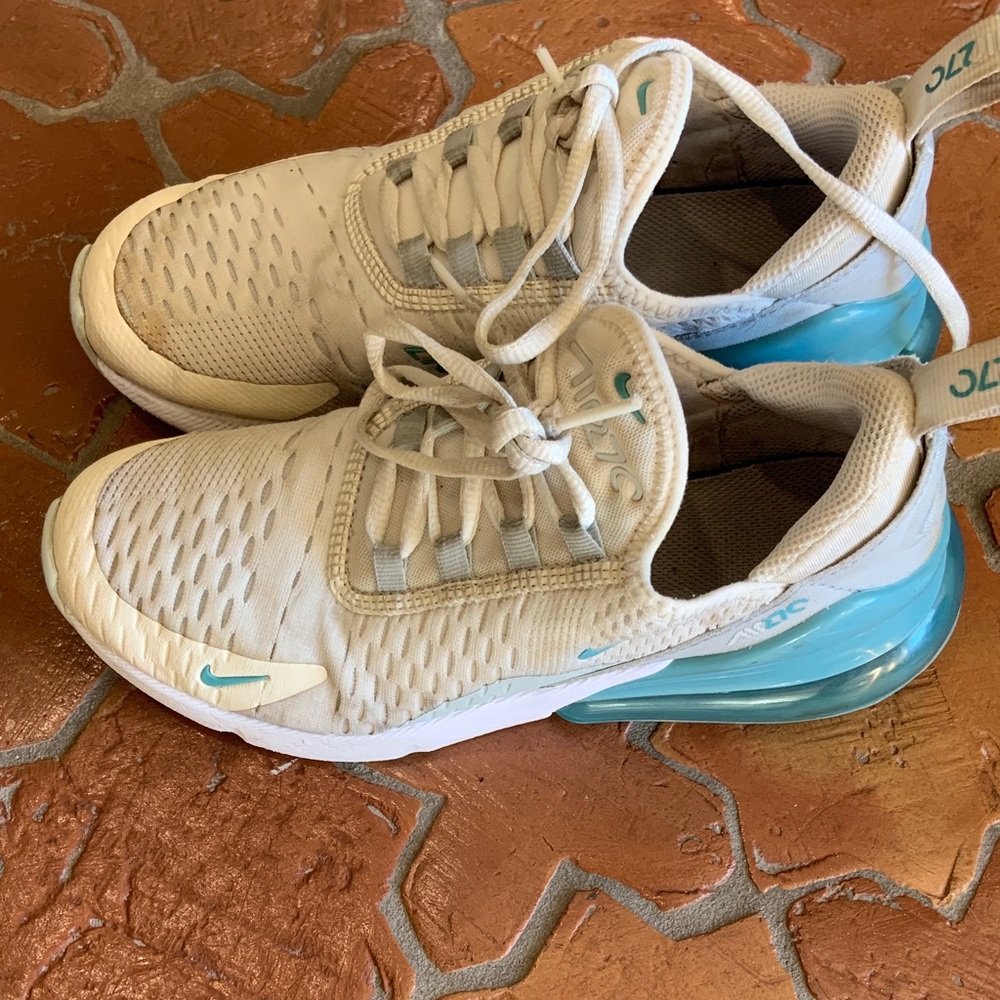Nike air max 270 Kids Sneakers in White and Blue